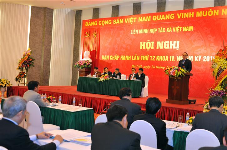 ກອງປະຊຸມຄະນະບໍລິຫານງານສະຫະພັນສະຫະກອນຫວຽດນາມ